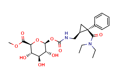 Milnacipran Carbamoyl-β-D-glucuronide Methyl Ester