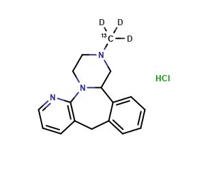 Mirtazapine-13C-D3 HCl