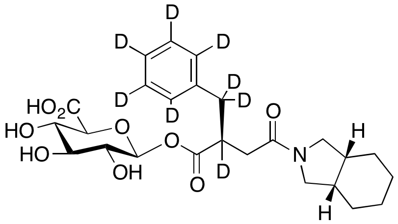 Mitiglinide Acyl-β-D-glucuronide-d8