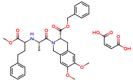 Moexipril Methyl Benzyl Ester Maleate