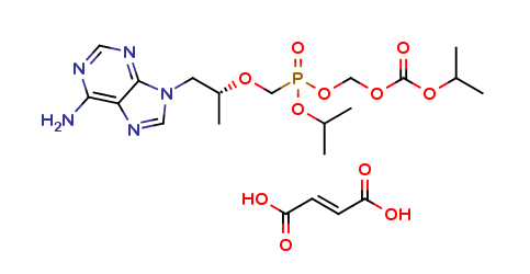 Mono poc-isopropyl-Tenofovir fumarate salt