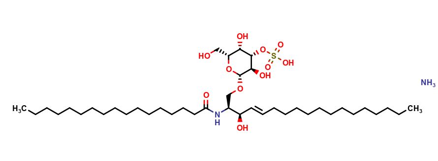 Mono-sulfo-GalactosylbCeramide(d18:1/17:0)