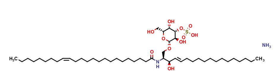 Mono-sulfo-GalactosylbCeramide(d18:1/24:1)