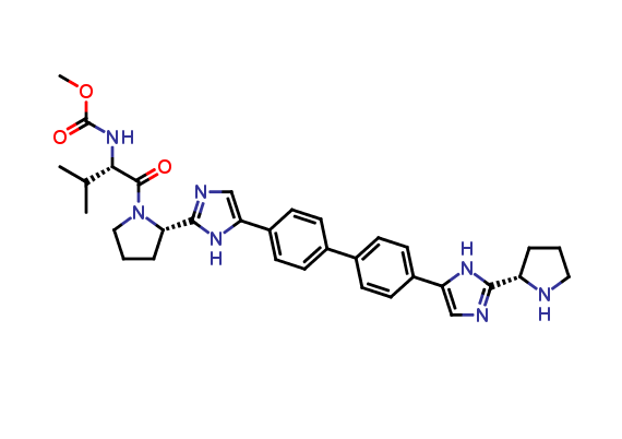 Monodes(N-carboxymethyl)valine Daclatasvir