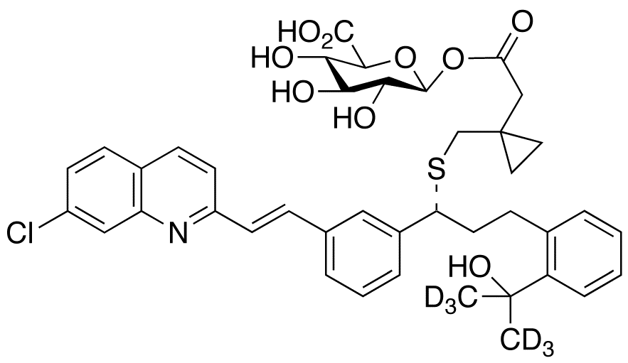 Montelukast Acyl-b-D-glucuronide-d6