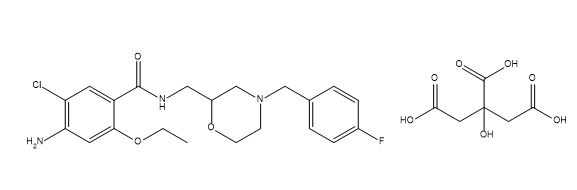Mosapride 2-OH-1,2,3-propanetricarboxylate