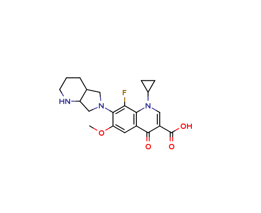 Moxifloxacin Impurity D Hydrochloride (8-Fluoro-6-Methoxy Moxifloxacin)