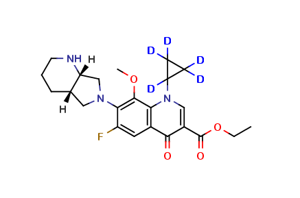 Moxifloxacin ethyl ester D5