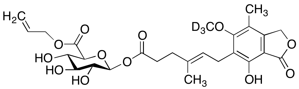 Mycophenolic Acid-d3 Acyl-β-D-glucuronide Allyl Ester