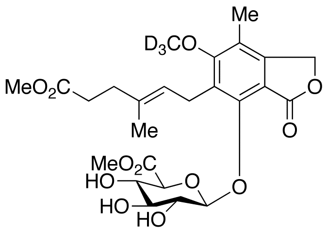 Mycophenolic Acid-d3 Methyl Ester 6-Methyl β-D-Glucuronate