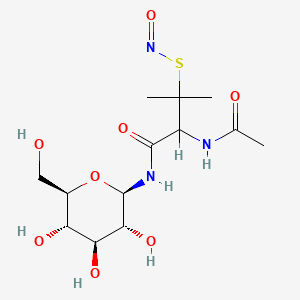 N-(-β-D-Glucopyranosyl)-N2-acetyl-S-nitroso-D,L-penicillamide