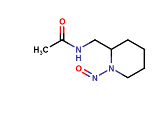 N-((1-nitrosopiperidin-2-yl)methyl)acetamide