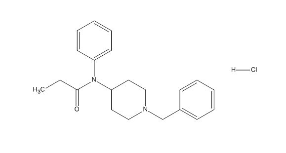 N-(1-Benzylpiperidin-4-yl)-N-phenylpropanamide Hydrochloride