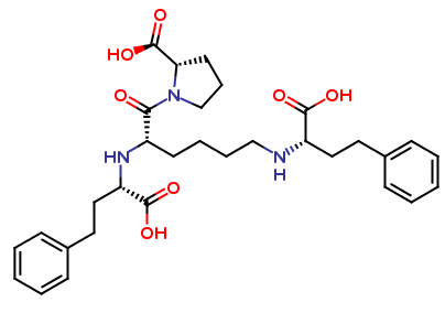 N-(1-Carboxy-3-phenylpropyl)-S-lisinopril (Mixture of diastereomers)