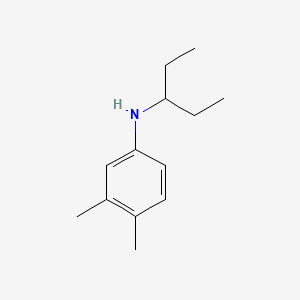 N-(1-Ethylpropyl)-3,4-dimethylbenzenamine