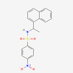 N-(1-Naphthalen-1-yl-ethyl)-4-nitro-benzenesulfonamide