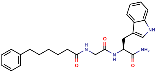 N-(1-Oxo-6-phenylhexyl)glycyl-L-tryptophanamide