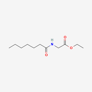 N-(1-Oxoheptyl)glycine Ethyl Ester