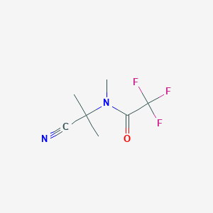 N-(1-cyano-1-methylethyl)-2,2,2-trifluoro-N-methylacetamide