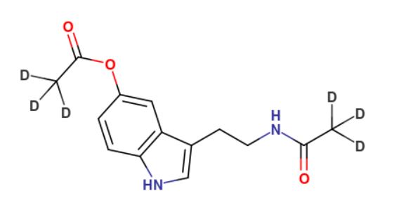 N-[2-[5-(Acetyloxy)-1H-indol-3-yl]ethyl]acetamide-D6