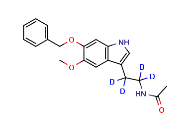 N-[2-[6-(Benzyloxy)-5-methoxyindol-3-yl]ethyl]acetamide-d4
