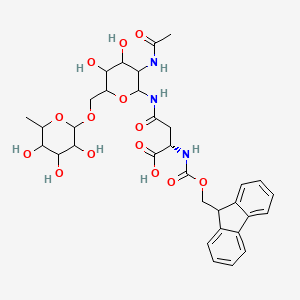 N-[2-(Acetylamino)-2-deoxy-6-O-(a-L-fucopyranosyl)-�-D-glucopyranosyl]-N2-Fmoc-L-asparagine