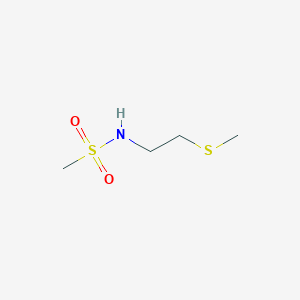N-(2-(methylthio)ethyl)methanesulfonamide