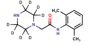 N-(2,6-Dimethylphenyl)-1-piperazineacetamide D8