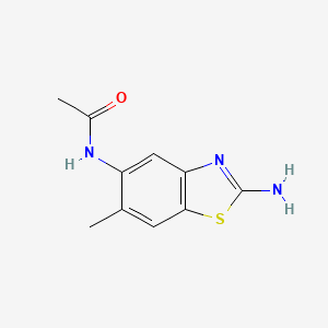 N-(2-Amino-6-methyl-benzothiazol-5-yl)-acetamide