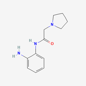 N-(2-Aminophenyl)-2-(1-pyrrolidinyl)acetamide