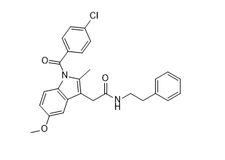 N-(2-Phenylethyl)indomethacin Amide
