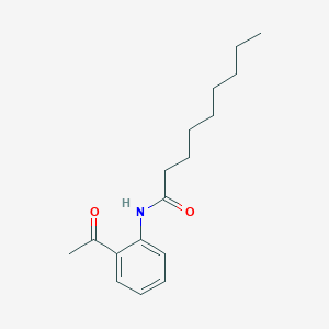 N-(2-acetylphenyl)nonanamide