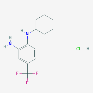 N-[2-amino-4-(trifluoromethyl)phenyl]-N-cyclohexylamine hydrochloride
