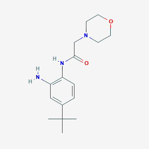 N-(2-amino-4-tert-butylphenyl)-2-(morpholin-4-yl)acetamide