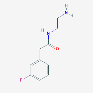N-(2-aminoethyl)-2-(3-fluorophenyl)acetamide
