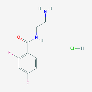 N-(2-aminoethyl)-2,4-difluorobenzamide hydrochloride
