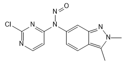 N-(2-chloropyrimidin-4-yl)-N-(2,3-dimethyl-2H-indazol-6-yl)nitrous amide