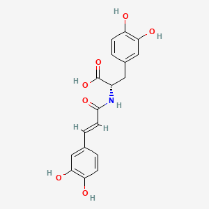N-[3,4-Dihydroxy-(E)-cinnamoyl]-3-hydroxy-L-tyrosine