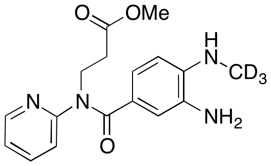 N-[3-Amino-4-(methylamino)benzoyl]-N-2-pyridinyl-β-alanine-d3 Methyl Ester