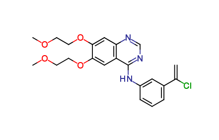N-(3-Desethynylphenyl)-N-(3-(1-chlorovinyl)phenyl) Erlotinib