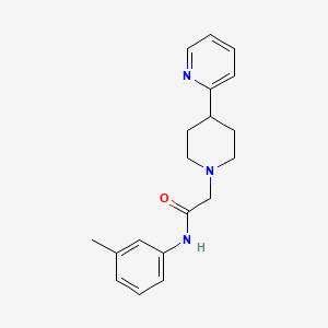 N-(3-Methylphenyl)-4-(2-pyridinyl)-1-piperidineacetamide-d7 Dihydrochloride