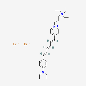 N-(3-Triethylammoniopropyl)-4-(6-(4-(diethylamino)phenyl) hexatrienyl)pyridinium dibromide