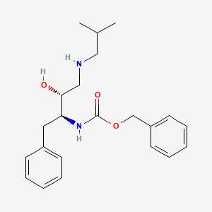 N-[3S-benzyloxycarbonylamino-2R-hydroxy-4-phenyl]-N-isobutylamine