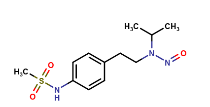 N-(4-(2-(isopropyl(nitroso)amino)ethyl)phenyl)methanesulfonamide