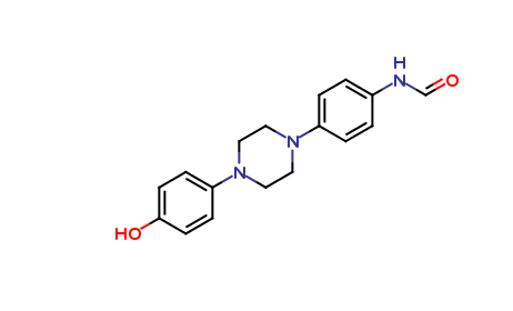 N-(4-(4-(4-hydroxyphenyl)piperazin-1-yl)phenyl)formamide