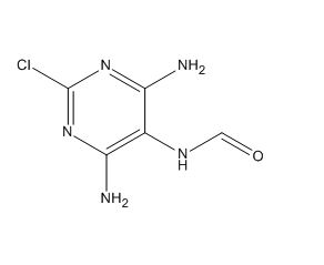 N-(4,6-diamino-2-chloro-pyrimidin-5-yl)-formamide