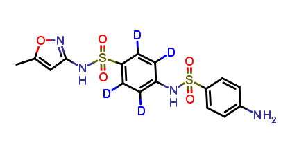 N-(4-Aminobenzenesulfonyl) Sulfamethoxazole-d4