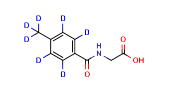 N-(4-Methyl-d3-benzoyl-d4)glycine