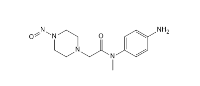 N-(4-aminophenyl)-N-methyl-2-(4-nitrosopiperazin-1-yl)acetamide