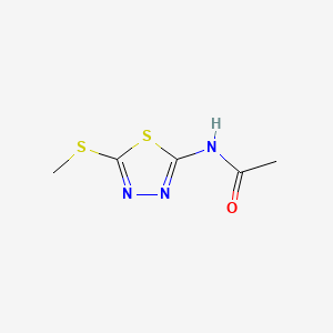 N-(5-(methylthio)-1,3,4-thiadiazol-2-yl)acetamide